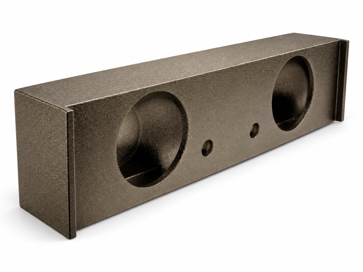 Elite Audio Dual 12 Sealed Sub Box Ford Super Duty 2017+