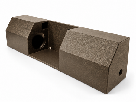 Audio Dual 8 Ported Subwoofer Box, Dodge Single Cab