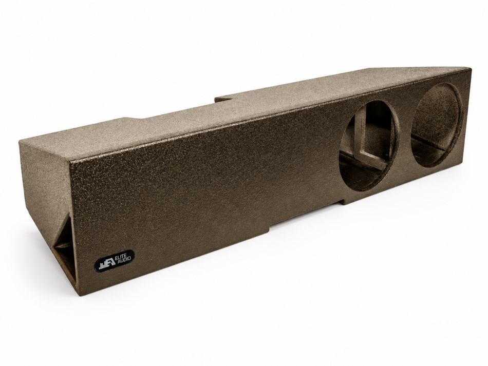 Audio Dual 8" Ported Subwoofer Box, Silverado/Sierra Crew Cab 2019+