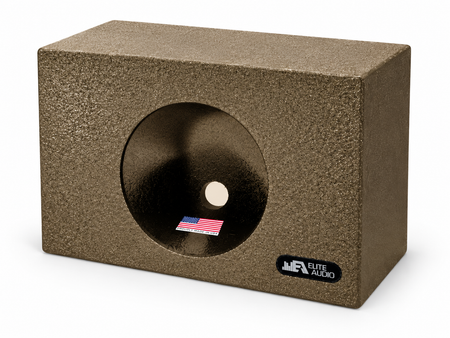 Elite Audio Single 10 Angled Truck Wedge Subwoofer Box (Pair)