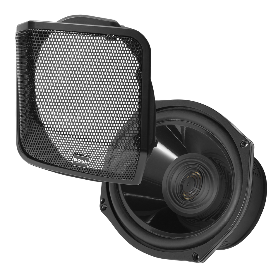 Boss Audio BOSS-BHD98 BOSS Audio Systems BHD98 Harley Davidson 6 x 9 Inch Saddlebag Speaker Kit â€“ Fits Select 1998-2013 Road Glide and Street Glide Motorcycles, 300 Watts of Power Per Pair, Full Range, 2 Way, Sold in Pairs