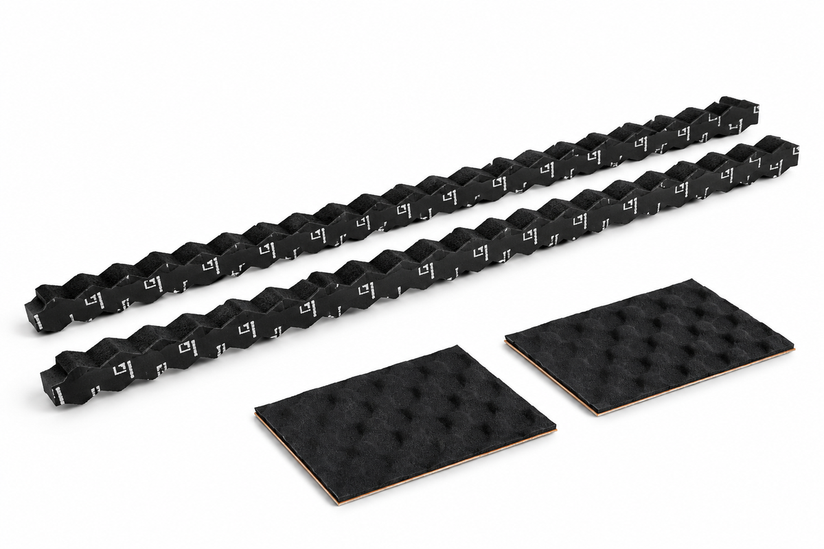 Universal Foam Speaker Ring Kit - (2) 1" High Rebound, Waterproof Acoustic Foam Strips 