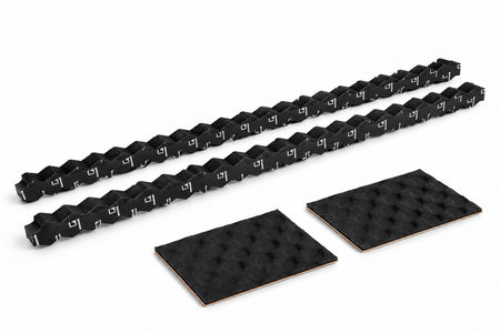 Universal Foam Speaker Ring Kit - (2) 1" High Rebound, Waterproof Acoustic Foam Strips 