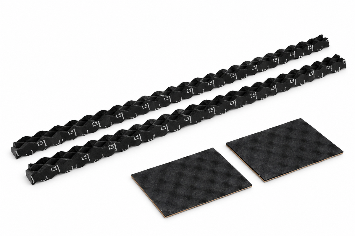 Universal Foam Speaker Ring Kit - (2) 1" High Rebound, Waterproof Acoustic Foam Strips 
