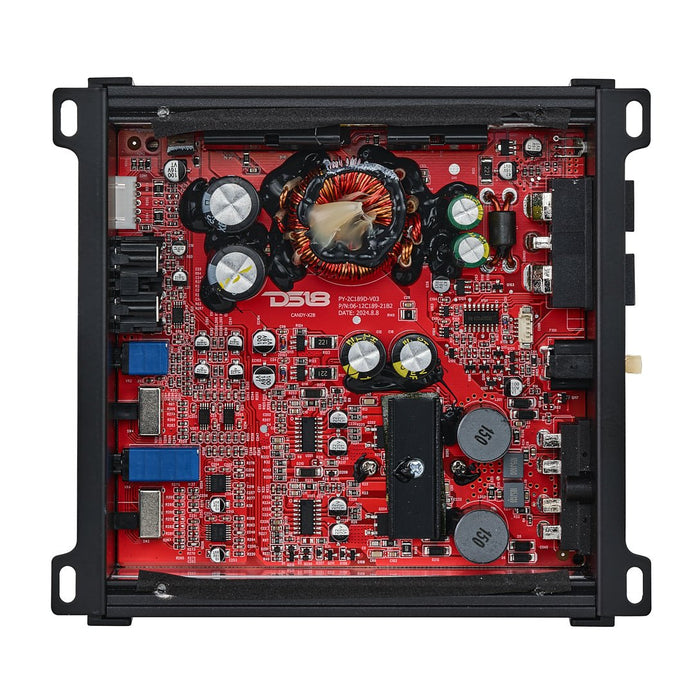 DS18 CANDY-X2B 800W Compact Digital Full-Range Class D 2-Channel Car Amplifier