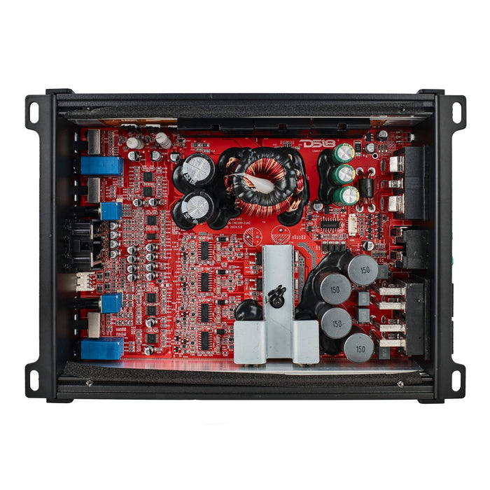 DS18 CANDY-X4B Compact Full-Range Class D 4-Channel Amplifier 1600 Watts