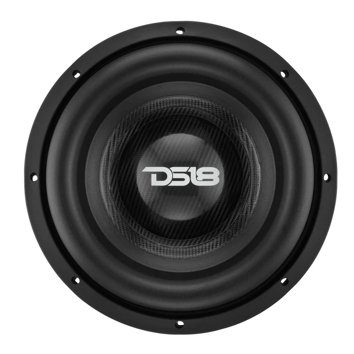 DS18 Carbon12.1D-12" High Excursion Subwoofer with Carbon Fiber Cone | 3500W RMS / 7000W Peak | Dual 1-Ohm Voice Coil