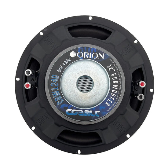 Orion CBW124D 1600W 12" Cobalt Series Dual 4 ohm Car Subwoofer 1600 Watts