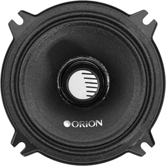 Orion CM452 speaker, front view showing cone, bullet center and mounting notches
