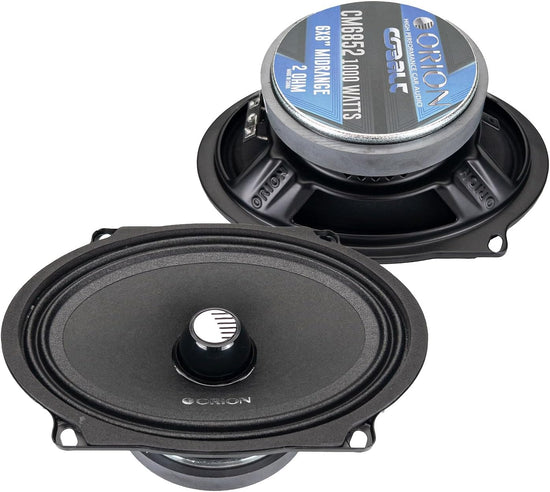 Orion CM6852 High Efficiency 5x7/6x8" Midrange Bullet Speaker 2-Ohm 250W RMS / 1000W MAX