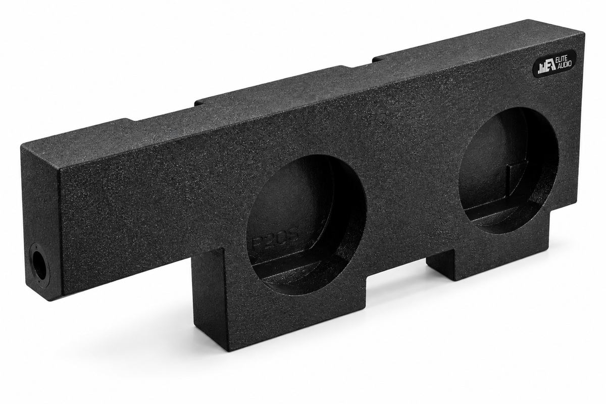 EAG Dual 10" Sealed Subwoofer Box, Toyota Tundra Hybrid Crew Cab 2022+