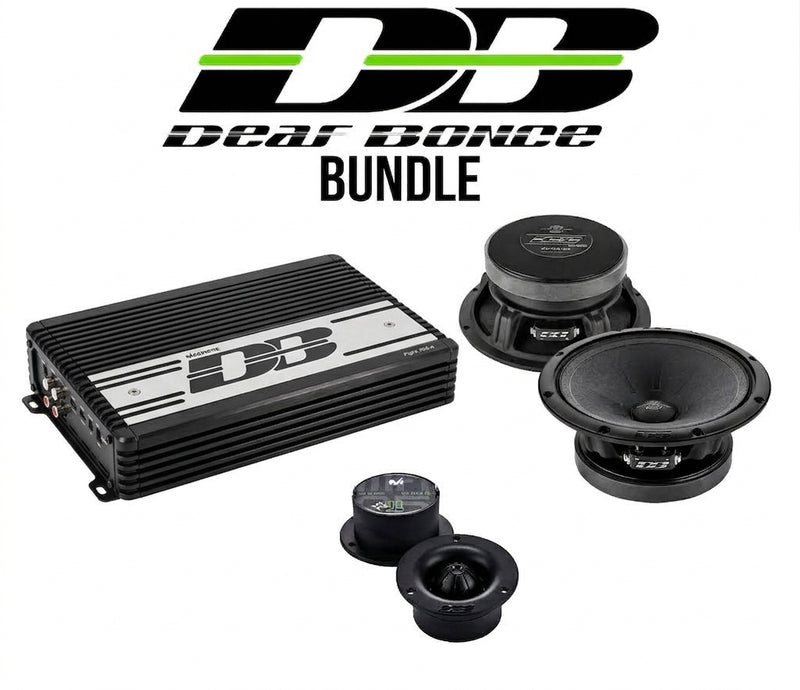 Deaf Bonce Bundle – AP-M61SE 6.5" Midrange Speakers + MFT-25 Mini Tweeters | 4-Ohm High Output Pro Audio Pair