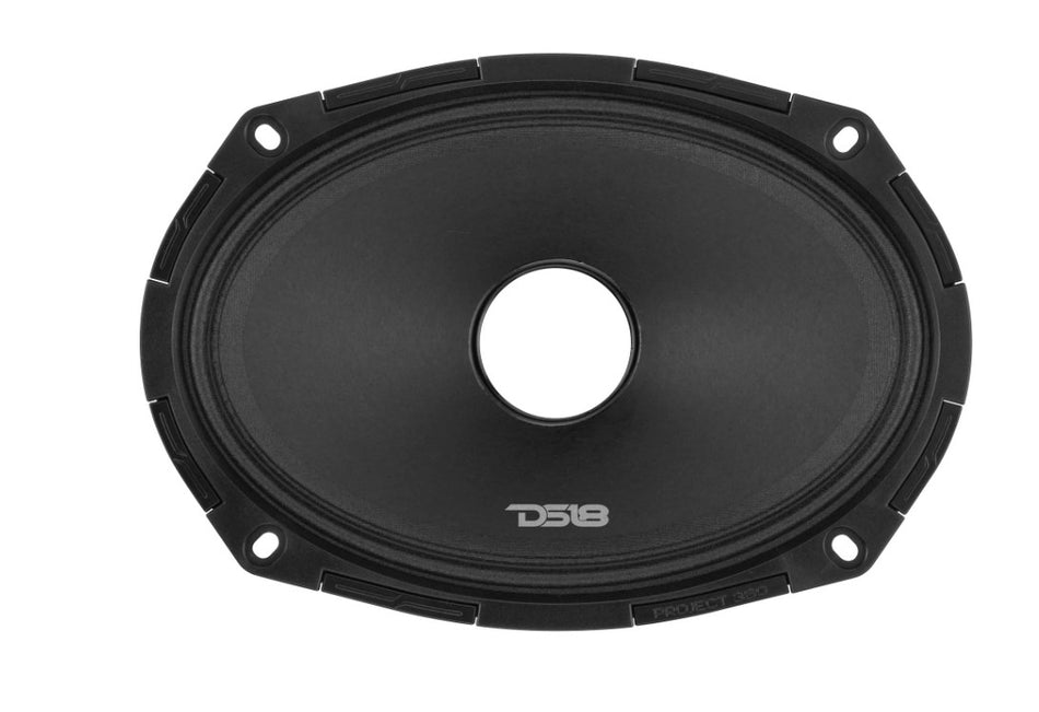 DS18 PROJECT360.698B 6x9" Mid-High Loudspeaker 300W RMS 8 Ohm w/ CNC Bullet | Sold Individually