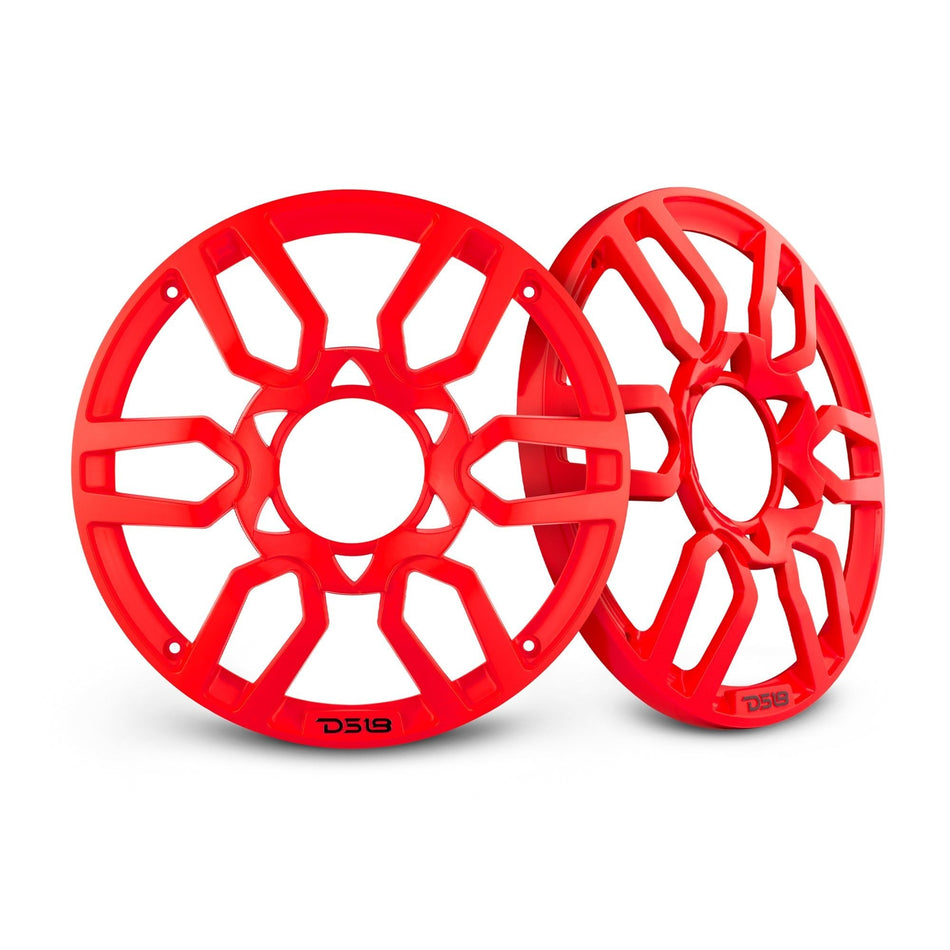 DS18 DS-PRO-GRILL8/RD PRO Universal 8 Inch Speaker Grill Cover Red DS18