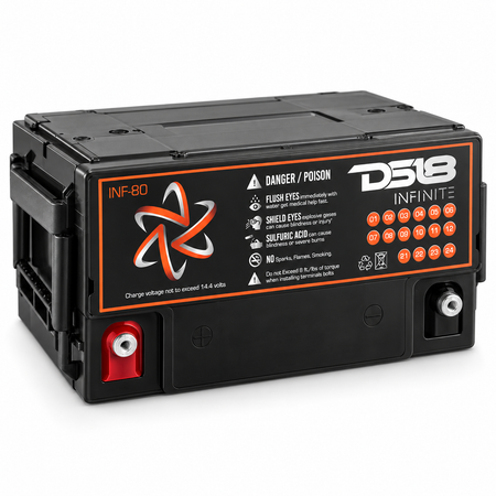 DS18 DS-INF-90 INFINITE 90 AH AGM Power Cell 12 Volt Battery DS18