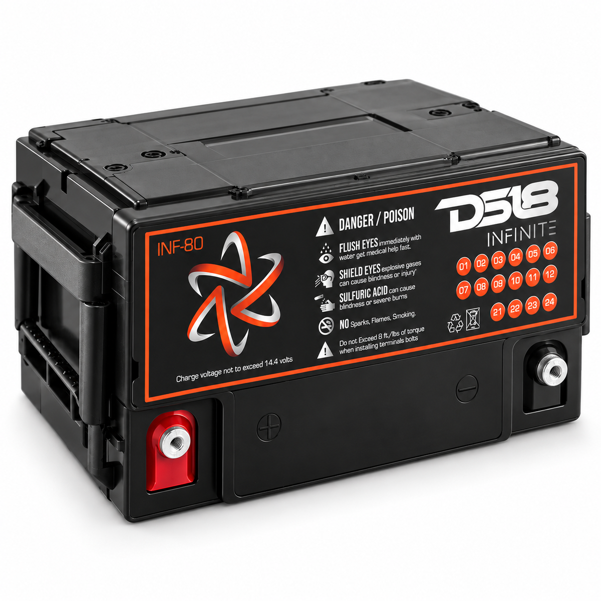 DS18 DS-INF-90 INFINITE 90 AH AGM Power Cell 12