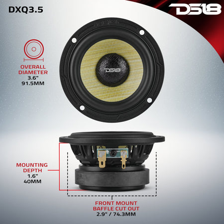 DS18 DXQ3.5 3.5-inch midrange speaker - view 7