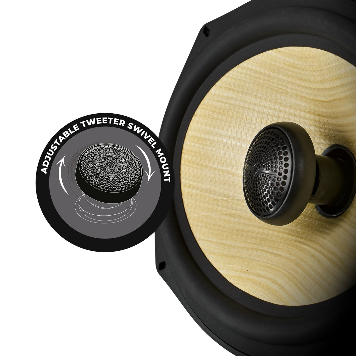 DS18 DXQ6.9CX 6x9-inch coaxial speakers - view 2