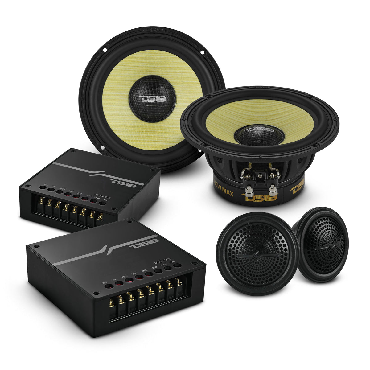 DS18 DXQ6C2 6.5-inch component speaker set