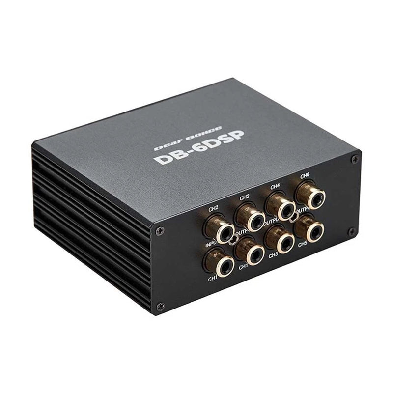 Deaf Bonce DB‑6DSP 6‑Channel Car Audio DSP Processor with Bluetooth Tuning