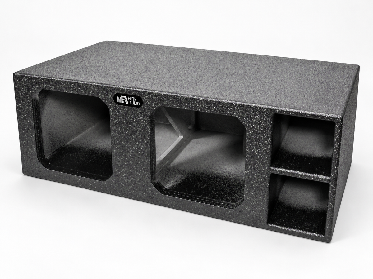 Audio Dual 12 Ported XL SPL Universal Subwoofer Box for Kicker Solo