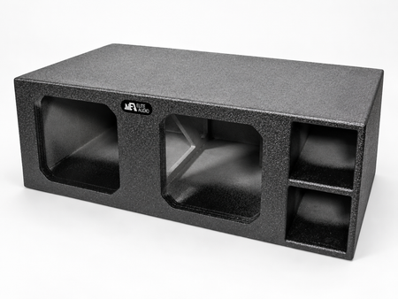 Audio Dual 12 Ported XL SPL Universal Subwoofer Box for Kicker Solo