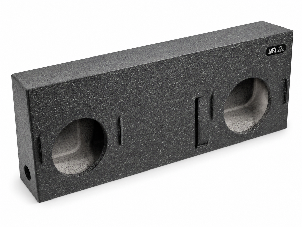 Elite Audio Dual 12 Sealed Subwoofer Box, Toyota Tundra CrewMax 