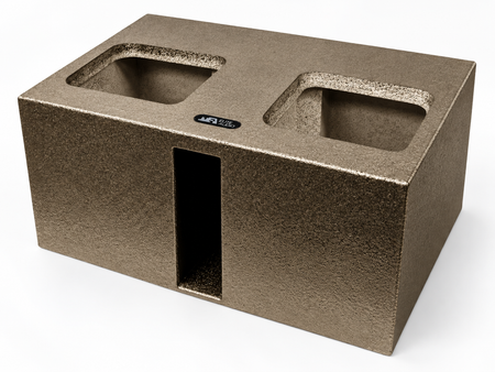 Audio Dual 15 Ported Up Fire XL SPL Universal Subwoofer Box for Kicker Solo-Baric