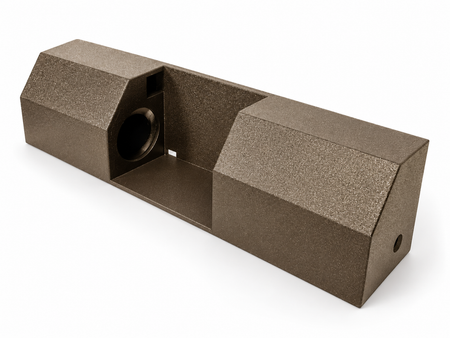Audio Dual 8 Ported Subwoofer Box, Dodge