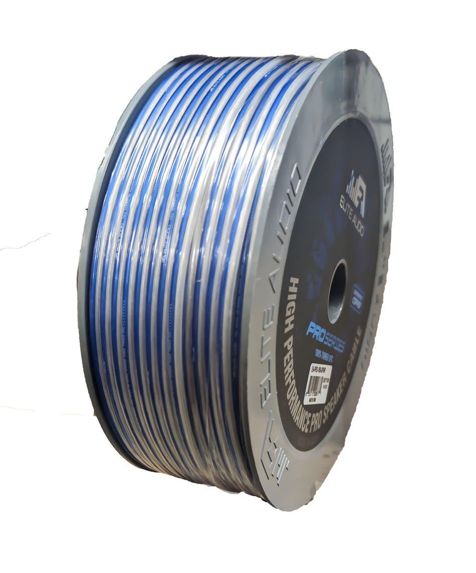 Elite Audio PRO 18G SPWR 500 FT TINNED 100% COPPER BLUE/SILVER