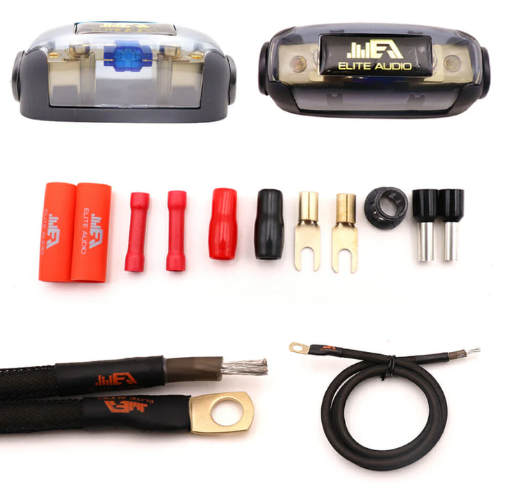 Elite Audio EA-PROK4-EC Pro All Copper 4 Ga Install Kit