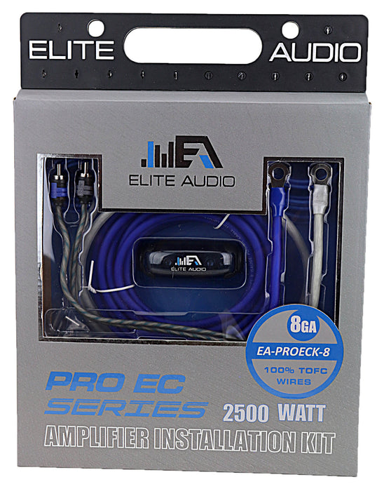 EA-PROK8-EC Pro EC All Copper 8ga Amp Install Kit