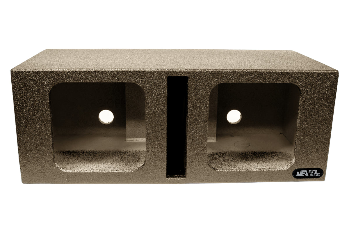Elite Audio Dual 10" Ported Universal Subwoofer Box for Kicker Solo-Baric - EAG-P210PK