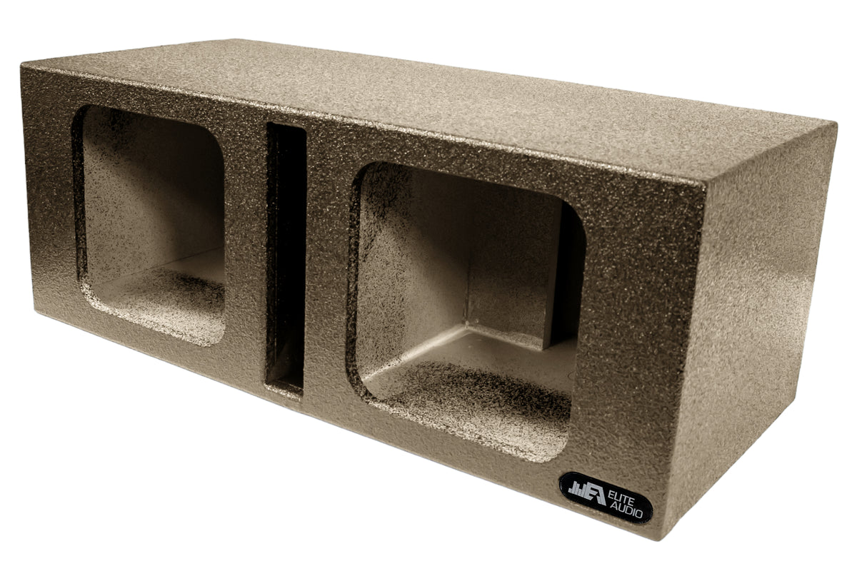 Elite Audio Dual 10" Ported Universal Subwoofer Box for Kicker Solo-Baric - EAG-P210PK