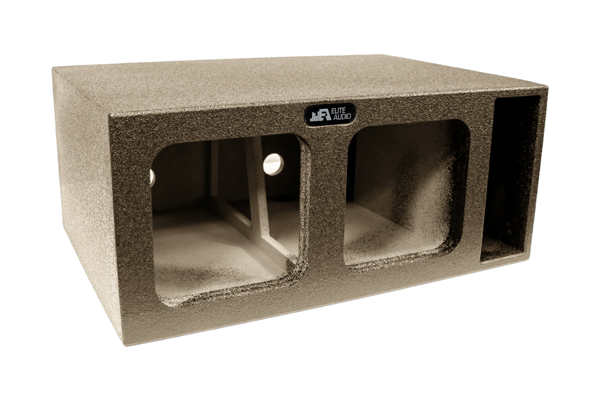 Elite Audio Dual 10" Ported XL SPL Universal Subwoofer Box for Kicker Solo-Baric - EAG-P210PXLK