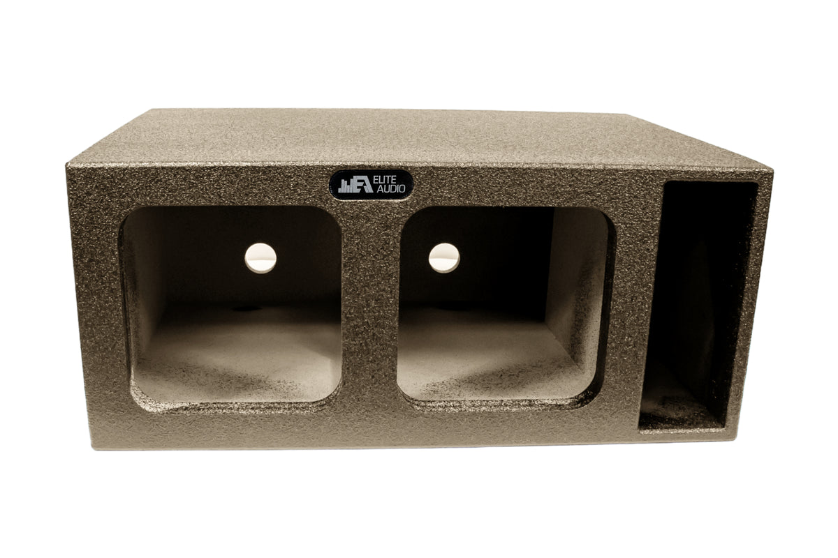 Elite Audio Dual 10" Ported XL SPL Universal Subwoofer Box for Kicker Solo-Baric - EAG-P210PXLK