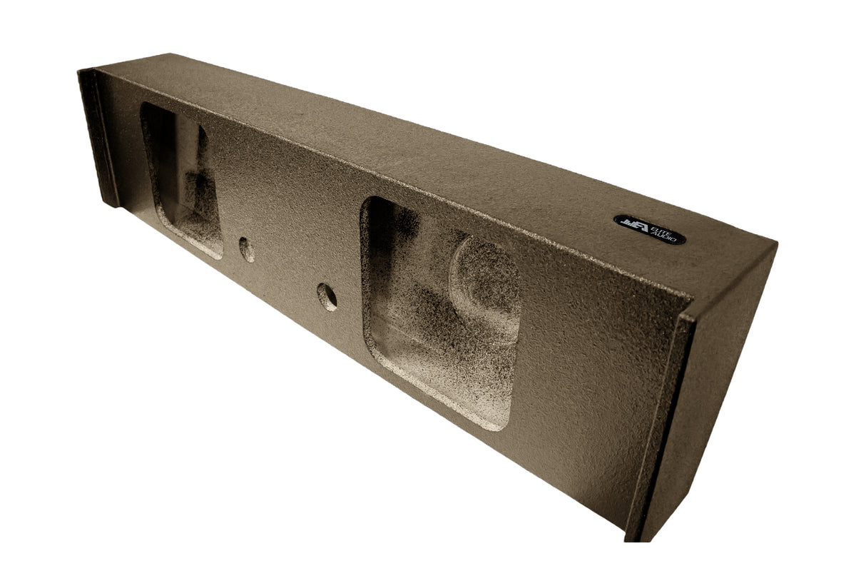 Elite Audio Dual 12" Sealed Subwoofer Box for Kicker Solo-Baric, Ford F-150 SuperCrew 2009+ - EAG-P212SF3CK