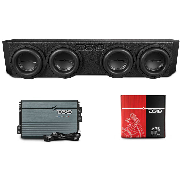2018-2024 Jeep Gladiator Quadruple 8” Ported Subwoofer Enclosure