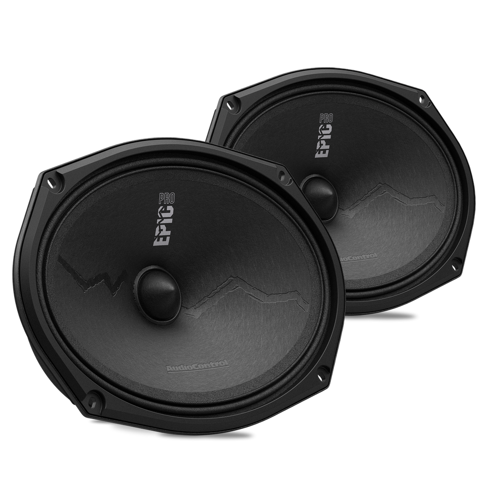 Audio Control EPICPRO69X 6x9" Midrange Speakers, 200W RMS, 4 Ohms, Pair