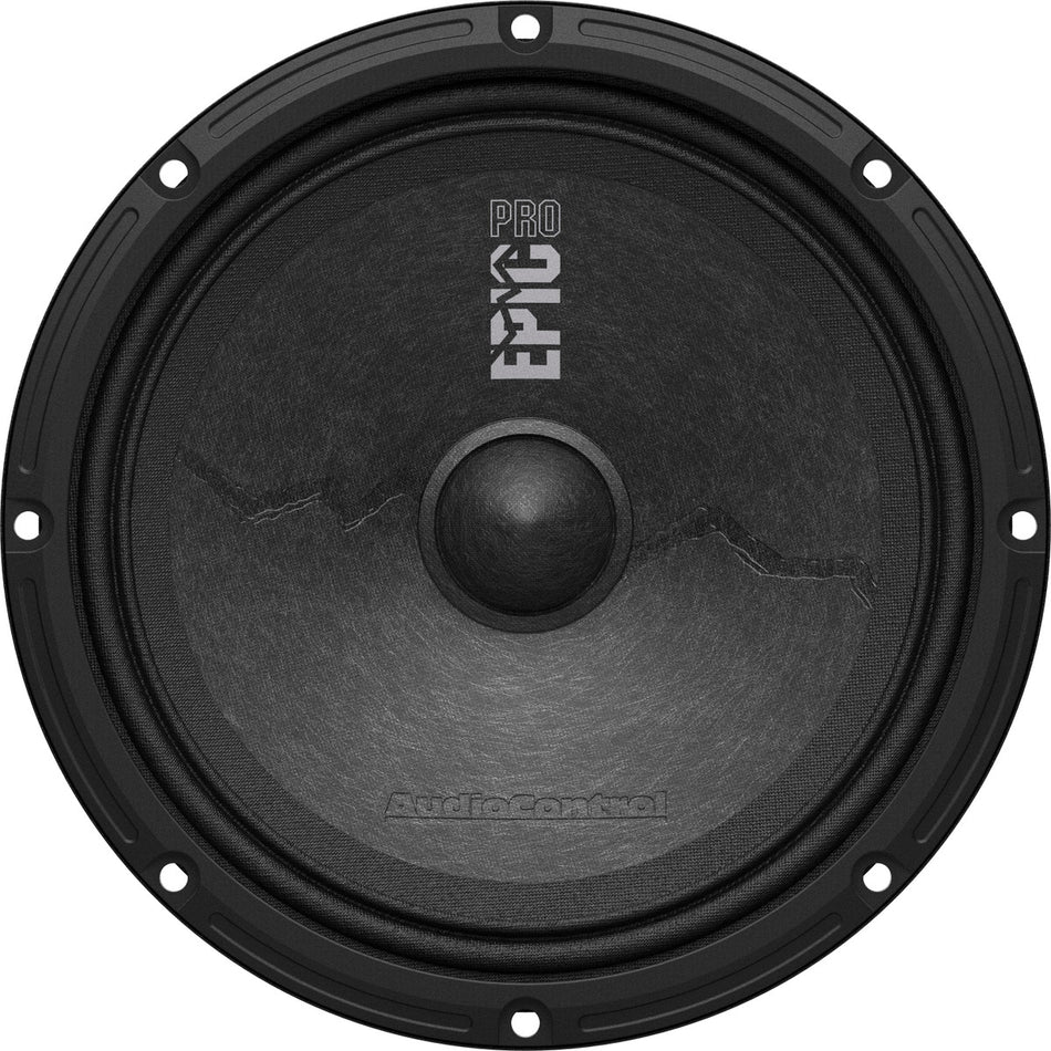 AudioControl EPICPRO6S EPIC PRO Series 6.5" Midrange Slim Shallow-Mount Car Speakers, 200 Watt RMS / 300 Watt Max, 4 Ohm (Pair)