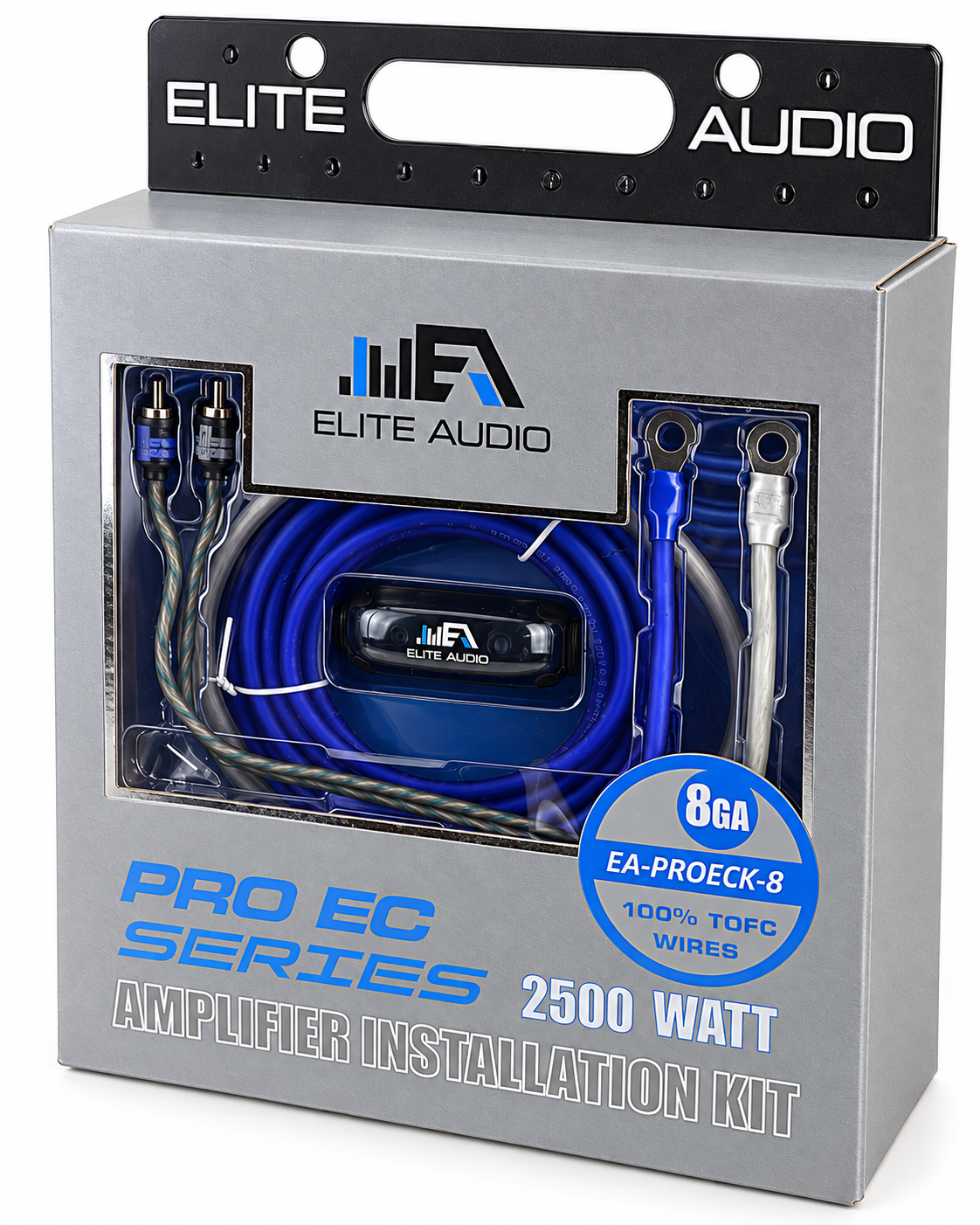EA-PROK8-EC Pro EC All Copper 8ga Amp Install Kit