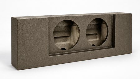 Elite Audio Dual 10 Sealed Subwoofer Box, GMC Canyon Crew Cab 2015