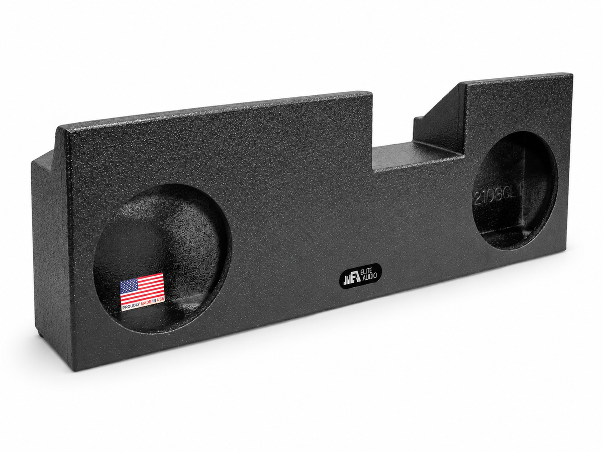Elite Audio Dual 10 Sealed Subwoofer Box, Jeep Gladiator 