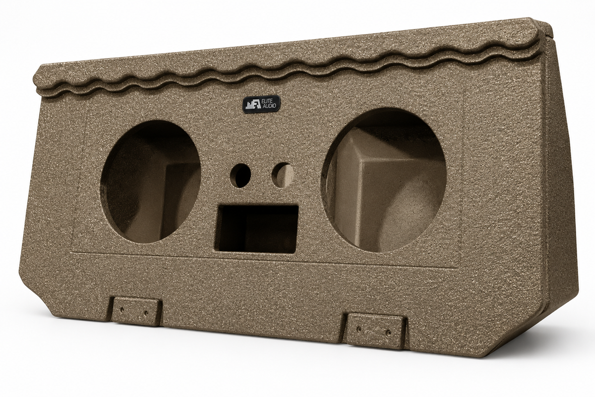 Elite Audio Dual 12 Ported Subwoofer Box, Cadillac