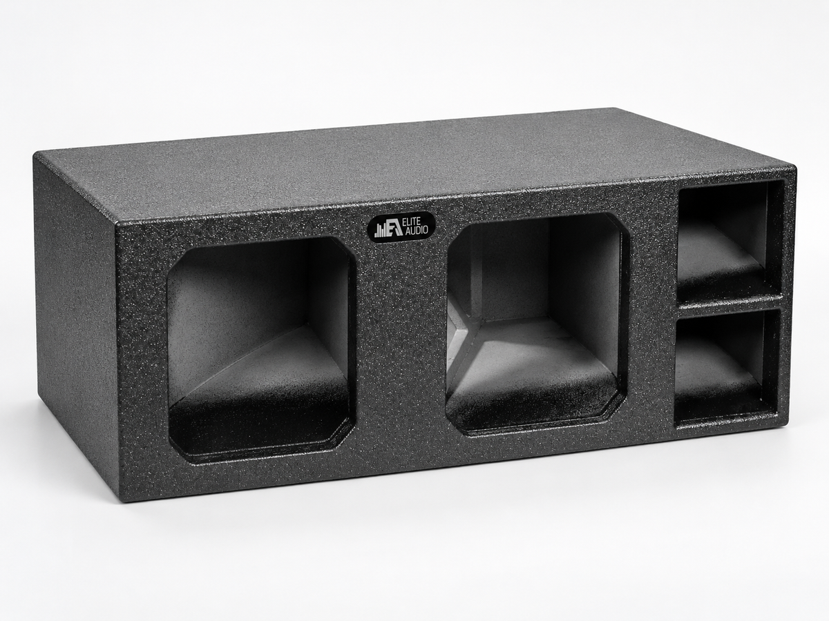 Dual 12 Ported XL SPL Universal Subwoofer Box for Kicker Solo