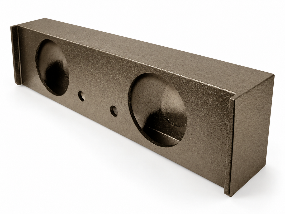 Audio Dual 12 Sealed Subwoofer Box, Ford F-150 SuperCrew