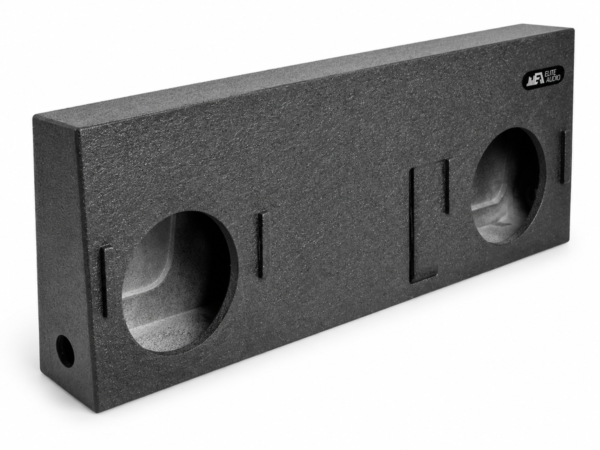 Audio Dual 12 Sealed Subwoofer Box, Toyota Tundra CrewMax 2014-2021