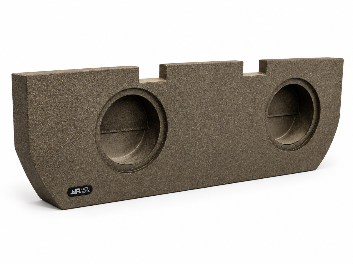 Audio Dual 12 Sealed Subwoofer Box, Toyota Tundra CrewMax 2022+