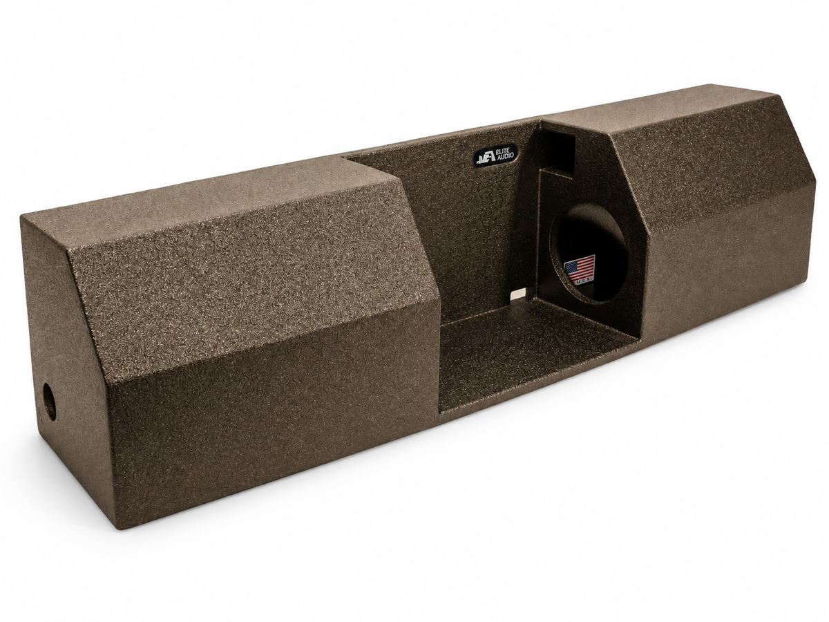 Elite Audio Dual 6 Ported Speaker Box, GM Single Cab