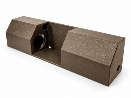 Elite Audio Dual 8 Ported Subwoofer Box, Dodge Single 